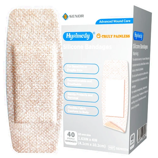 Hysimedy Silicone Bandages Large Size for Sensitive Fragile Skin - 1.63