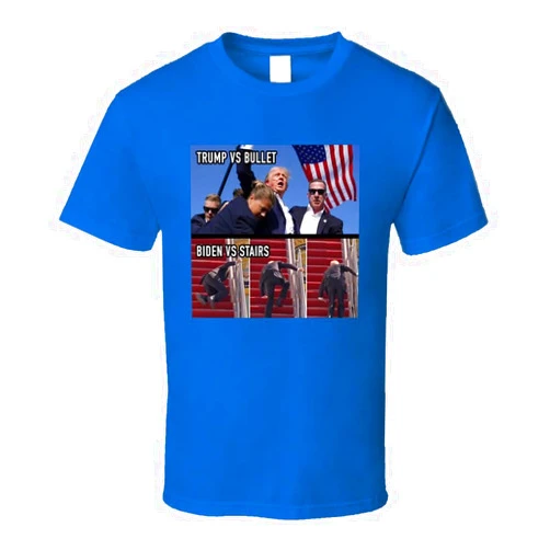 Generic Trump Vs Bullet, Biden Vs Stairs T Shirt