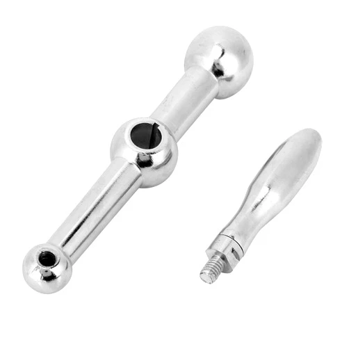 Tomotato D26 Milling Machine Ball Table Handle Three Ball Crank Handle for Bridgeport Milling Machine 16mm Hand Wheel Hole Dual Power Accessories