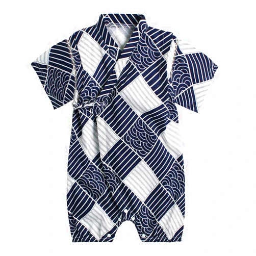 PAUBOLI Baby Japanese Kimono Robe Cotton Infant Comfy Loose Pajamas