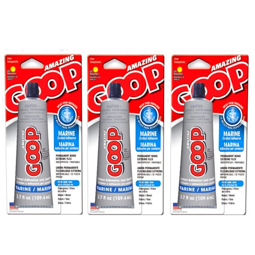 Beseloa Amazing GOOP 170011 Marine Adhesive, 3.7 Fluid Ounces (3)