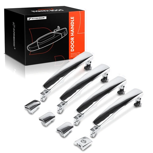 A-Premium - Exterior Door Handles Front and Rear Left and Right - Compatible with Nissan & Infiniti Models - Rogue 2010-2015, Murano 2003-2007, FX35 FX45 2003-2008 - Without Smart Key - 4-PC Set