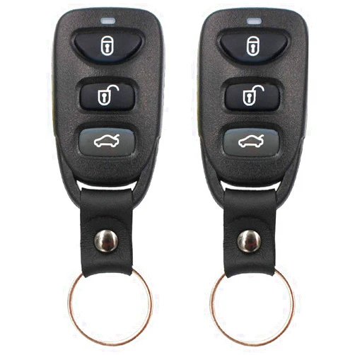 WeChance 4 Buttons Key Fob Remote Control Case Shell Replacement OSLOKA423T for Hyundai 2007-2015 Sonata Kia 2010-2014 Forte 2008-2017 Elantra 2006-2010 Optima 2007-2009 Spectra (2PCS)