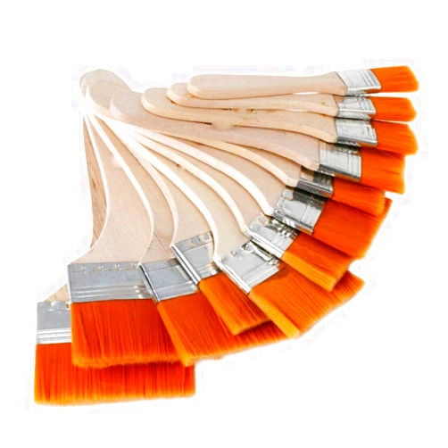 EORTA Flat Art Paint Brushes Set Assorted Size Nylon Painting Brushes