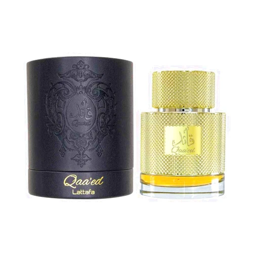Lattafa Perfumes Qaa'ed for Unisex Eau de Parfum Spray, 3.4 Ounce