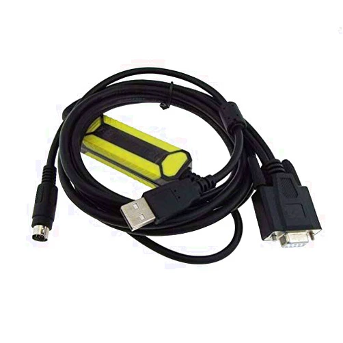MDFLY USB Programming Cable for Allen Bradley AB Micrologix 1000 1100 1200 1500 Black