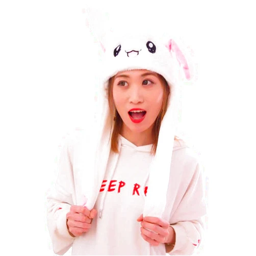 CICITOYWO Funny Plush Animal Hat Ear Moving Jumping Hats Cute Cap Unisex Gift for Kids Adults Party Halloween Christmas