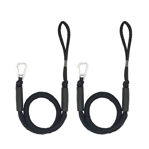 ABeauty Bungee Dock Lines Shock Bungee Docking Rope Stretchable Boat Accessories Mooring Rope with Clip and Foam Float Perfect for Jet Ski, SeaDoo, Yamaha WaveRunner, Kayak, Pontoon(4ft -5.5ft)-2 Pack