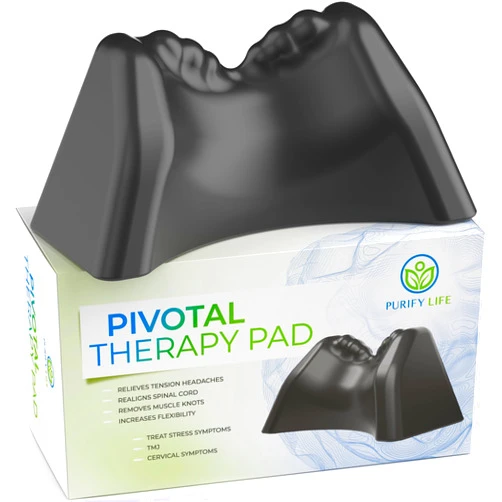 Purify Life Occipital Release Tool for Pivotal Therapy and TMJ [FSA/HSA Eligible] - Cervical Traction Pillow - Neck Stretcher and Shoulder Relaxer - Neck Traction Device for Spinal Alignment & Tension Headaches