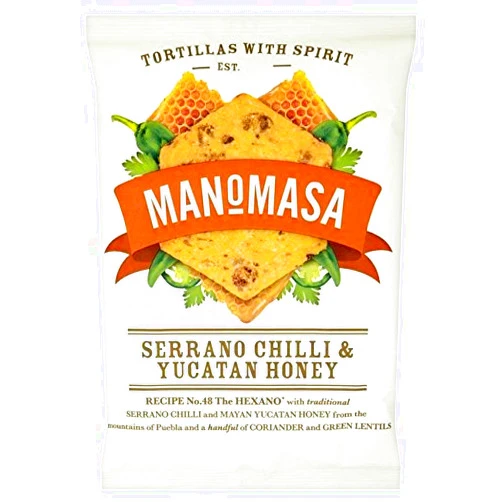 Manomasa Serrano Chilli & Yucatan Honey 160g