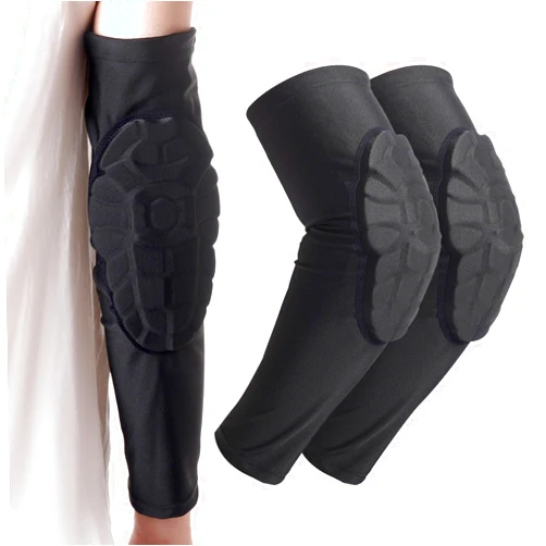 Topbuti 1 Pair Compression Padded Arm Sleeve for Youth Kids, Basketball Shooter Sleeves Elbow Pads Arm Sleeve Protection for Volleyball Football Baseball (YS)