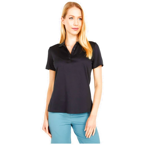 Callaway Women's Solid Swing Tech Short Sleeve Golf Polo Shirt