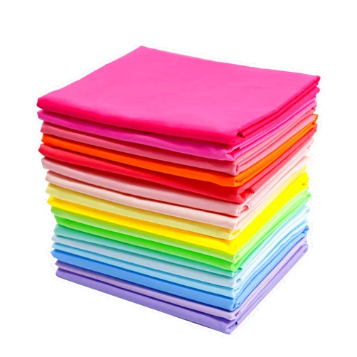 iNee Bright Solid Fat Quarters Quilting Fabric Bundles, 18 x 22 inches,(Bright Solids)