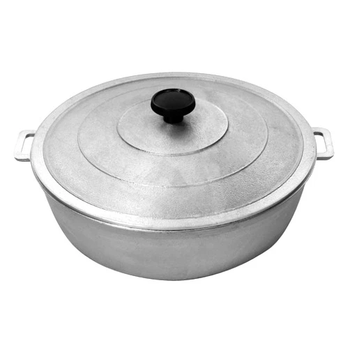 Uniware 9900 Super Quality Aluminum Caldero,Dutch Oven,11.5 QT,Silver (38cm (15-Inch)), Hand Made