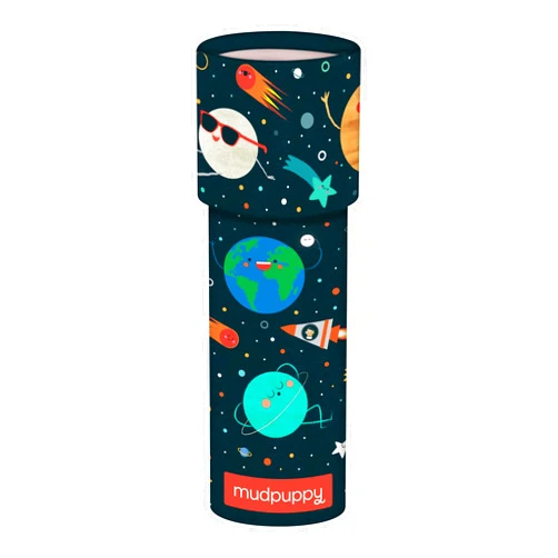 Mudpuppy Solar System – 6.5” Tall with 2.25” Diameter – Colorful Kaleidoscope for Kids with Colorful Artwork, Ideal for Ages 3-8 – Toy Made of Matte-Finish Board Material