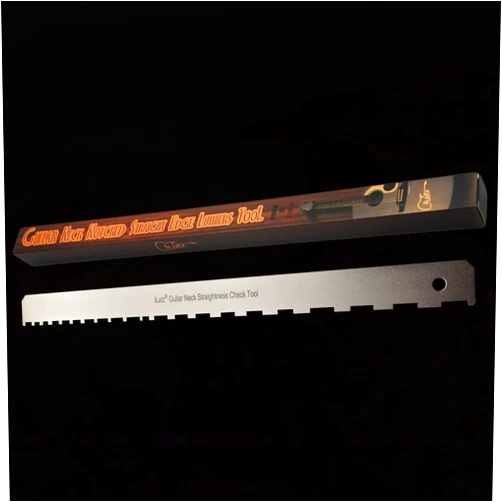 ILuiz Guitar Neck Notched Straight Edge Luthiers Tool for Gibson Fender and Most of Guitar Fretboard and Frets