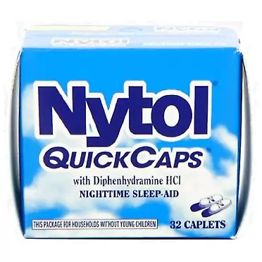 Nytol Nighttime Sleep Aid Quick Capsules, 32 Count (Pack of 3)