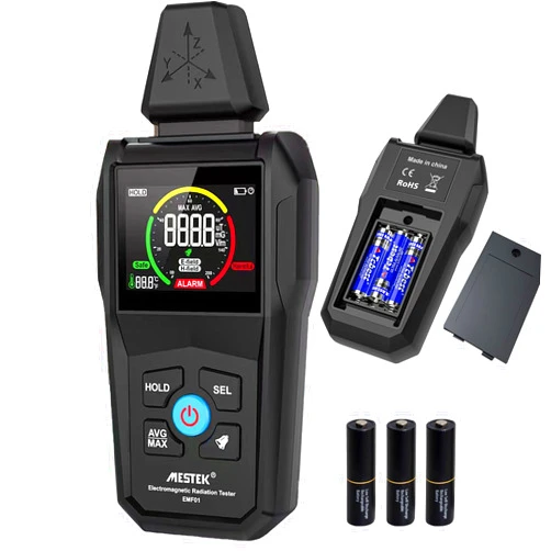 Sutlumisi EMF Meter - Digital Electromagnetic Field Radiation Detector, Hand-Held Digital Digital LCD EMF Detector, Great Tester for Home EMF Inspections, Office, Outdoor, Ghost Hunting