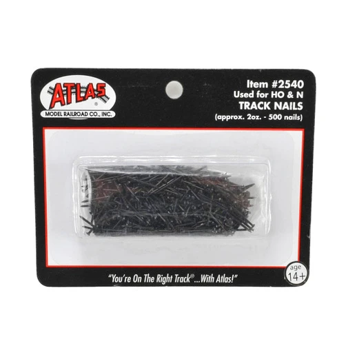 Replacement Parts A2540 ATLAS2540 Railroad Ho/N Scale Track Nails (400) ATL2540 AT2540