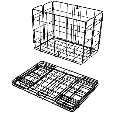 Wald 582 Folding Rear Bicycle Basket Black