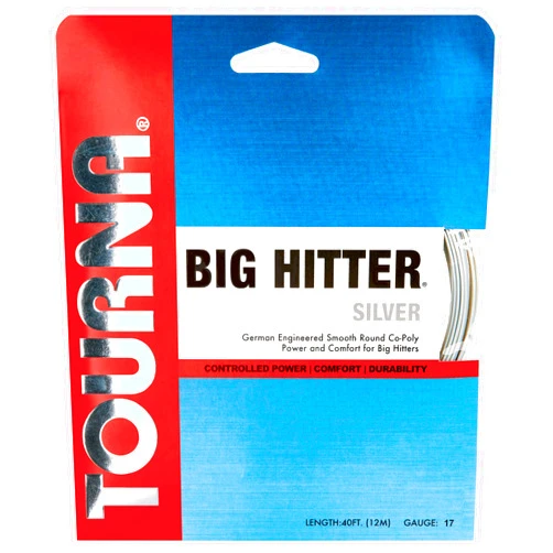 Tourna Big Hitter Silver, 17-Guage Tennis String
