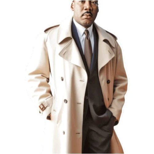 Generic Men’s Classic Double-Breasted Trench Coat – Wool Blend Long Overcoat for Formal & Casual Winter Style