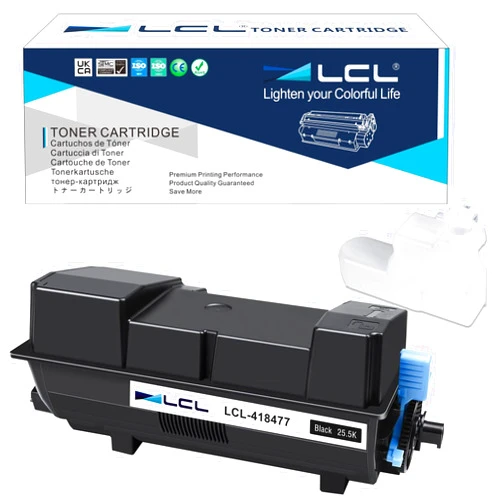 LCL 418477 Black High Yield Toner Cartridge Replacement for Ricoh IM550 IM550F IM600 IM600SRF P800 P801 Printer (1-Pack)