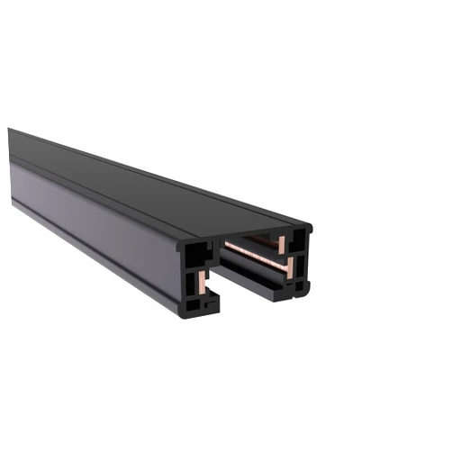 VEOLUX Lighting, H Track 4 feet 4FT Single Circuit,120V with 2 Endcaps in Black