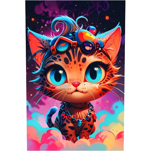 Felix Fabulas Lustige süße Cartoon Katze – Tagebuch, Notizbuch: Kätzchen, perfektes Geschenk für Kinder, Teenager und Katzenliebhaber | Breit liniert | 120 linierte Seiten, 6 x 9 (German Edition)
