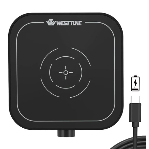 WEST TUNE Rechargeable Magnetic Stirrer 3000rpm stir Plate with Stir Bar, Mini Magnetic Mixer Stirrer Max Stirring Capacity 3000mL, Brushless DC Motor (No Heating)