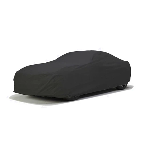 USCarCover DaShield SoftTec Indoor Satin Car Cover for Aston Martin V8 Vantage 2006-2017 Semi Custom Fit Elastic Stretchy Flexible High-end Luxury Dust Protection-Black
