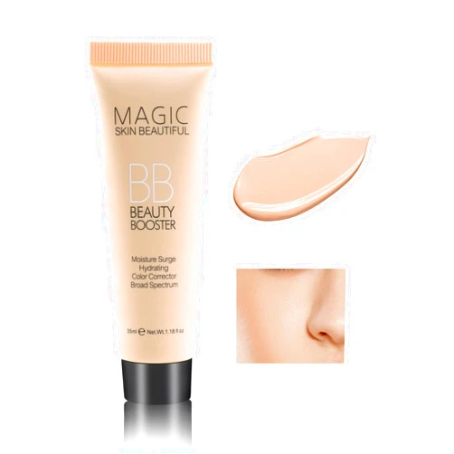 Boobeen Hydrating BB Cream, Full-Coverage Foundation&Concealer, Color Correcting Cream, Tinted Moisturizer BB Cream for All Skin Types - Evens Skin Tone