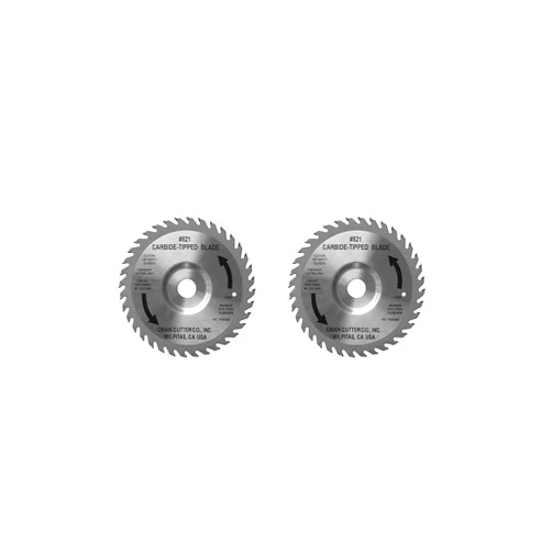 Crain Cutter 821C 6-1/2-Inch 40 Tooth Wood Saw Blade (2 Pack)