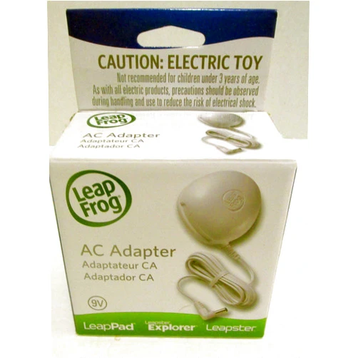 LeapFrog AC Adapter (Works with all LeapPad2 and LeapPad1 Tablets, LeapsterGS Explorer, Leapster Explorer and Leapster2)