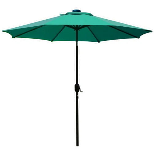 Sunnyglade 9' Patio Umbrella Outdoor Table Umbrella with 8 Sturdy Ribs (Dark Green)