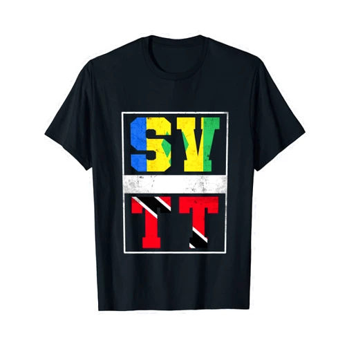 Heritage Trinidad Tobago and Vincent Trinidad Tobago and Vincent Mix Trinidadian Vincentian Roots T-Shirt