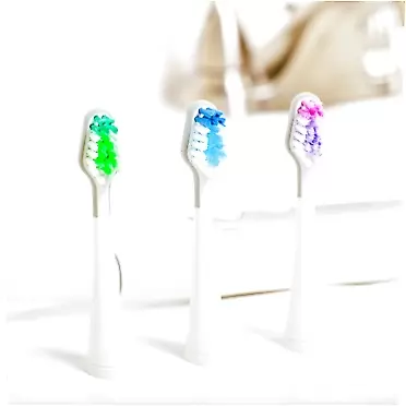 Smile Bright Store Platinum Sonic Toothbrush Replacement Brush Heads - Soft Bristles, Original Version (Pack of 3)