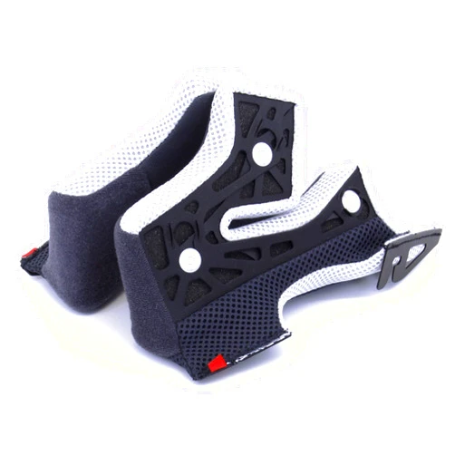 Shoei VFX-Evo Cheek Pads Off-Road Motorcycle Helmet Accessories - Black / 31mm