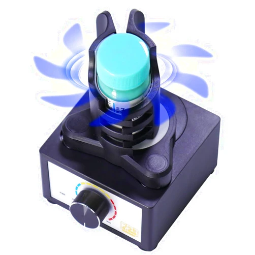 GUNDDIYCLUB Mini Vortex Mixer, DIY/Gundam Model Paint Shaker, Hands-Free, 300~2400rpm, Three-Stage Speed Mix, Suitable 10-100ml Shaker, for Paint, Nail Polish, Lab, Paints Acrylic, Eyelash Adhesives