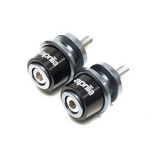 KENSG Cycling Accessories for Aprilia RS660 Tuono 660 2020 2021 021 New Motorcycle CNC Aluminum Swingarm Spools Stand Screws Slider Motorcycle Parts (Color : X Grey)