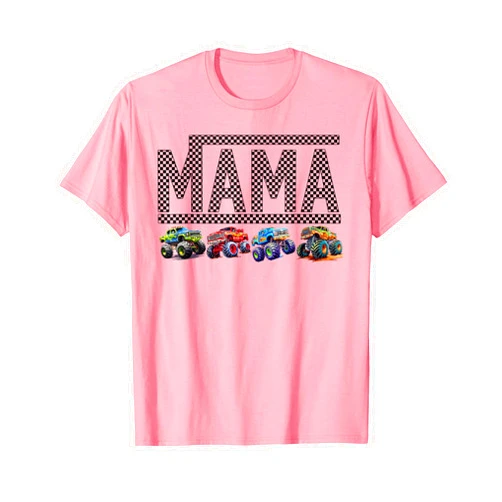 Monster Truck Family tees Mama Truck Mom Monster Trucks Are My Jam Truck Lovers Mother T-Shirt