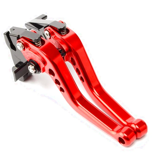 E-SPEEDMTC ESPEEDMTC for Kawasaki Ninja ZX-10R / RR/KRT/SE 2016-2020 Modified CNC Aluminum Alloy 6-Stage Adjustable Short Brake Clutch Lever Accessories (Red)