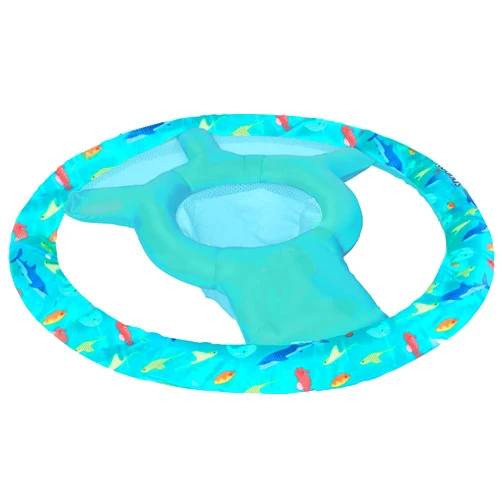 SwimWays Toddler Spring Float for Swimming Pool - Aqua Fish