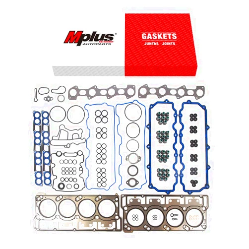 MPLUS OE SOLUTION AUTOPARTS MPLUS HSU26374 Head Gasket Kit with 26374PT Cylinder Head Gasket Fits for Ford, 03-10 E/F-550/450/350/250 Super Duty 6.0L 363Cu. In. V8 DIESEL