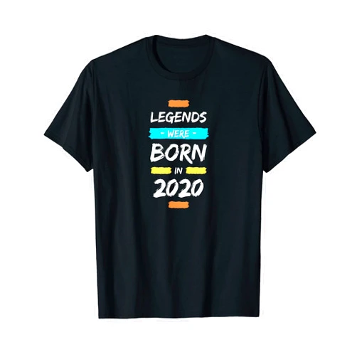 JTMerchDesigns - RetroRise Apparel Legends Were Born in 2020 - Vintage Inspired | Tee T- T-Shirt