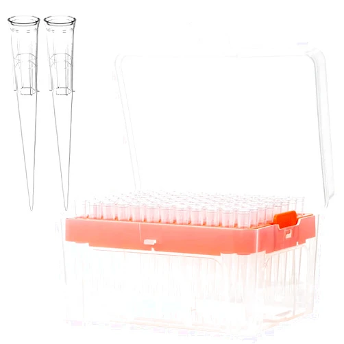 Scienfocus lab 200ul Pipette Tips - Universal Pipette Tips，with Box RNase/DNase Free & Pyrogen Safe, 96 Tips/Rack Pk x 10 Racks (960 Tips)