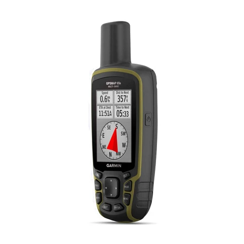 Garmin GPSMAP 65s, Button-Operated Handheld with Altimeter and Compass, Expanded Satellite Support and Multi-Band Technology, 2.6