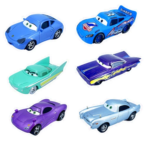 Uimuci 6PCS Toy Car Set 1:55 Metal Die Casting Car Toy Vehicle with Portable Size for 3 4 5 6 Year Old Boy & Girl Gift, in Bulk