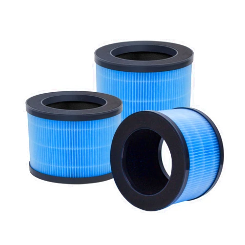 Fylmir 3 Pack MK01 Replacement Air Filter Compatible with Aroeve MK01 MK06 Air Puri-fier, 4-in-1 True HEPA Filter, with Fre Aire KN6391, HAP601, MJ001H, ToLife TZ-K1 and Kloudi DH-JH01, Blue
