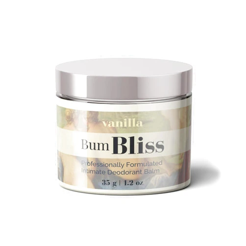 Bloomsdays Bum Bliss Intimate Deodorant Balm -(Vanilla) Odor Neutralizer for your Bum, Privates & Armpits - No Peroxide, No Rinse, Gentle Leave-In Formula that Works Instantly - For Fans of Comfort